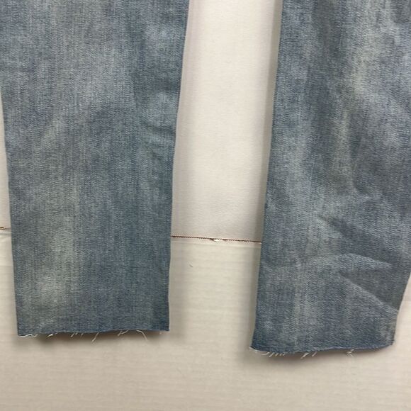 EVIDNT Verona skinny Ankle step hem destroyed jeans size 27 NWT - Picture 8 of 13